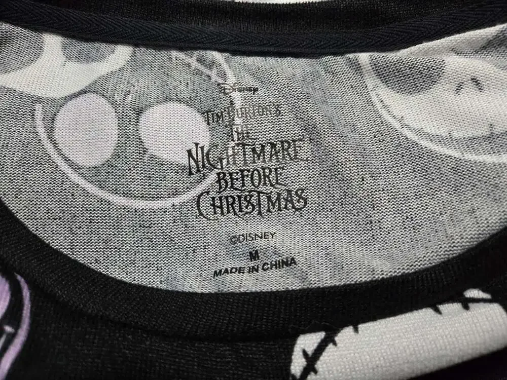 Disney The Nightmare Before Christmas Jack Skellington Long Sleeve Pajamas